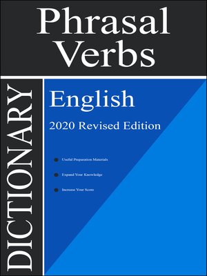 cover image of English Phrasal Verbs Dictionary 2020 Complete Revised Edition